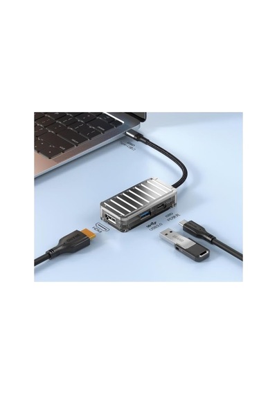 100w Pd 3in1 Type-c To Hdmı Hub Port Adaptör Hb-11