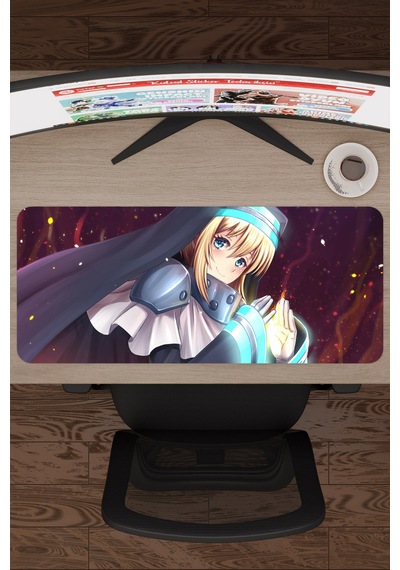 Fire Force Anime V2 - 70x30 Xl Gaming Kauçuk Kaymaz Taban Mouse Pad Fare Altlığı
