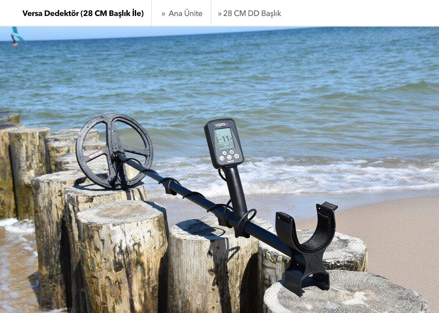 Rutus Versa Dedektör 28cm Dd Başlık İle Metal Dedektörü