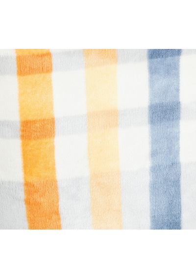 Taç Polyester Vera Battaniye Gri Çift Kişilik Çok Renkli