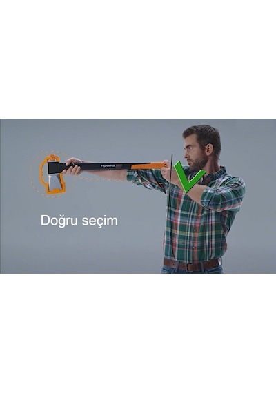 Fıskars X17 Yarma Baltası 600 Mm