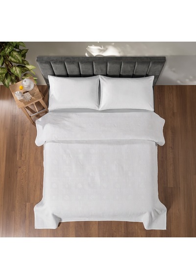 Maxstyle Tek Kişilik %100 Pamuk Pike Vanilya 160x220 Cm Renkli