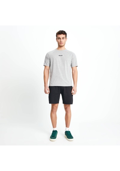 Em152 Ellesse Erkek T-shirt Grey Melange 24y626000011 626002 Gri Melanj