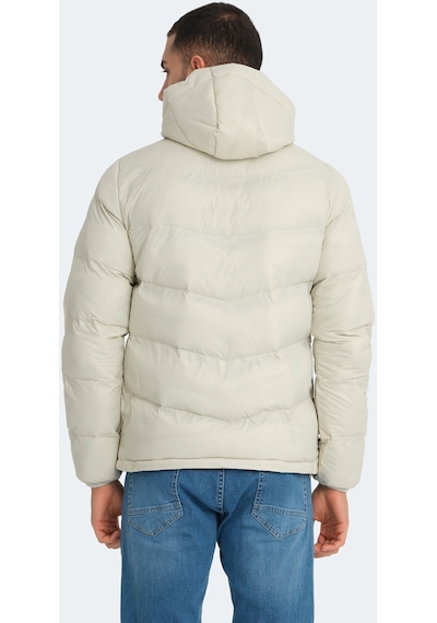 Slazenger WORLD Erkek Mont &amp; Kaban Beyaz