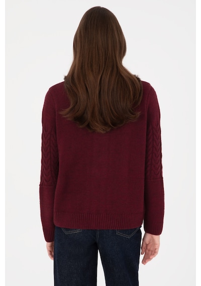 U.S. Polo Assn. U.s. Polo Assn. Kadın Plum Hırka Triko 50314669-vr177 New Plum