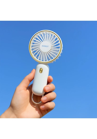 Everest Efn11, Beyaz, 3 Kademeli Hız, Elde Kullanım, Dahili 900mah Bataryalı, Type-c Şarj Girişli, V