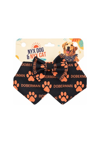 Doberman Desenli Gömlek Yaka