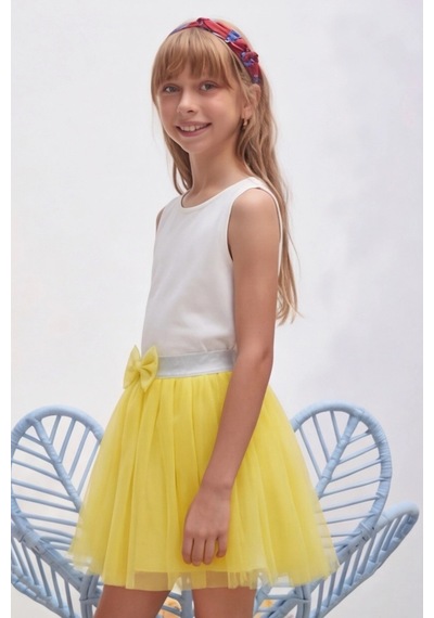 Esila Kids Kız Çocuk Etek Tütü Etek Sarı Renk