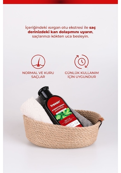 Tresan Isırgan Otu Bakım Şampuanı Normal Ve Kuru Saçlar 300 Ml 2 Li