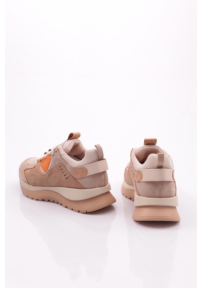 Dgn 72121 Kadin Günlük Sneaker 72121-2027-R145934 Bej - Taba