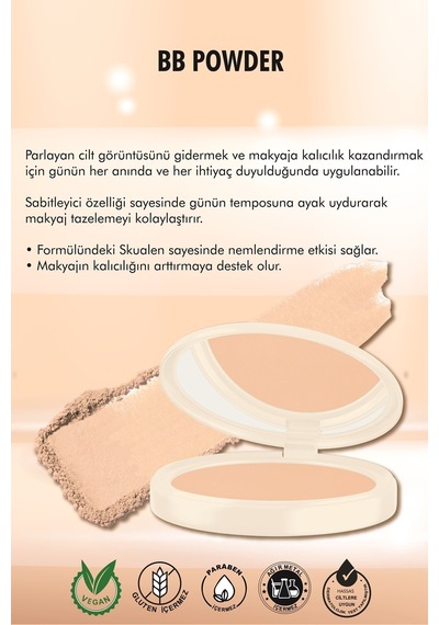 Farmasi BB Pudra 02 Warm Light 12 G