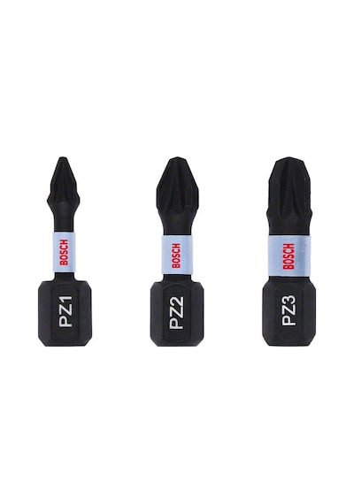 Bosch Impact Yıldız Bits Uç Pz1/2/3x25 Mm 3'lü 2608522471