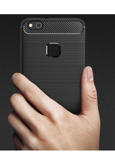 Huawei P10 Plus Kılıf Zore Room Silikon Kapak Siyah