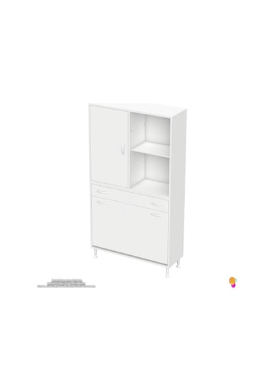 Modilayn Afra 100x173x32,5cm 1 Çekmece, 3 Göz Sepet, 1 Kapak, 4 Raf Dar Alan Banyo Dolabı Beyaz Modilayn Afra 100x173x32,5cm 1 Çekmece, 3 Göz Sepet, 1 Kapak, 4 Raf Dar Alan Banyo Dolabı Beyaz