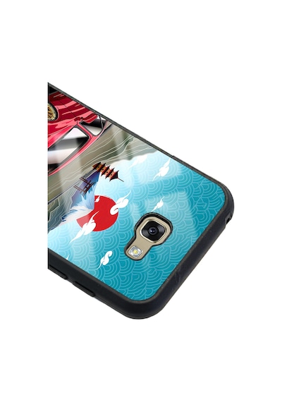 Samsung Uyumlu A7 2017 Supra Tasarımlı Glossy Telefon Kılıfı Çok Renkli
