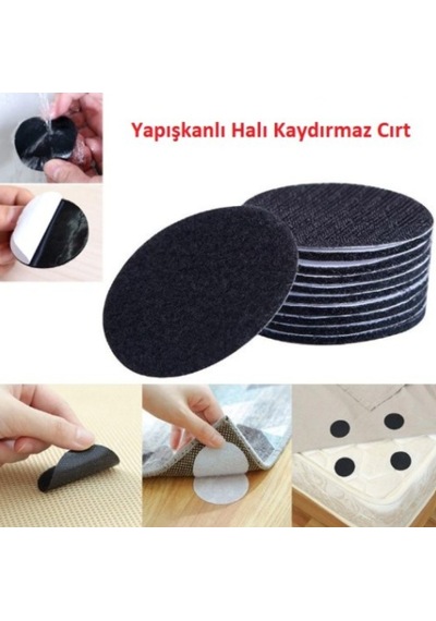 Halı Kilim Kaydırmaz Cırt 10 Lu Set 4 Cm