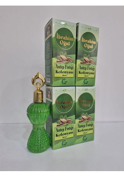 Özel Seri Fıstık Kolonyası - 200 Ml Kalıcı Ve Ferahlatıcı Esanslı Dökme Plastik Şişe Kolonya 4 Adet