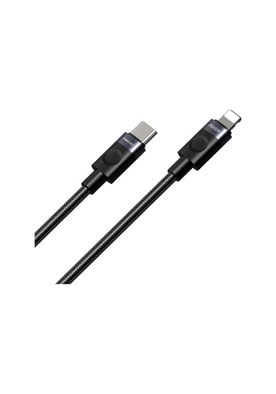 Recci Rs50cl Type-c To Lightning Pd Hızlı Şarj Özellikli Data Ve Şarj Kablosu 30w 1m Siyah