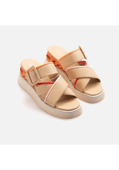 Noa Harmon Kadın Terlik 9643 Multi Beige