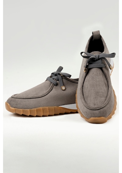 Tw Tonny White New York 057 Kadın Renkli Tabanlı Sneaker Yürüyüş Ayakkabısı Füme