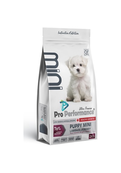 Puppy Mini Dog Lamb, Blueberry 2 Kg Pro Perf.