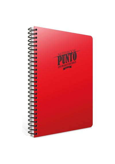 Gıpta Spiralli Defter Punto Plastik Kapak Çizgili 100 Yp A4 3-6536000-2011 Çok Renkli