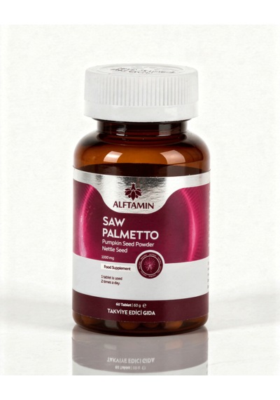 Saw Palmetto Takviye Edici Gıda 1000 Mg 60 Kapsül