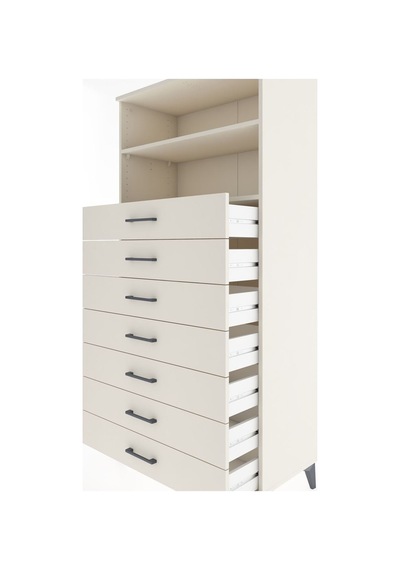 Hyperion Dolap 2 Raflı 7 Çekmeceli 88x44x182 Aytaşı-aytaşı Aytaşı
