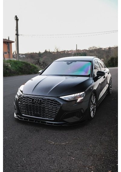 Audi A3 Sedan Ve Sportback Advanced 2020-2024 Ön Lip Sportif Ön Tampon Eki