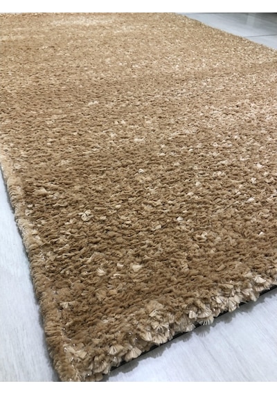 Saray Halı Gizem 125X180 El Örgüsü Düz Renk Açık Kahve Halı !