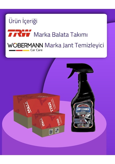 Vw Golf 7 2013-2019 Trw Ön ve Arka Fren Balatası
