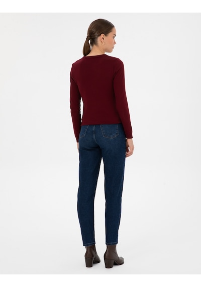 Pierre Cardin Kadın Koyu Mavi Pantolon Jean 50318031-vr032 Koyu Mavi