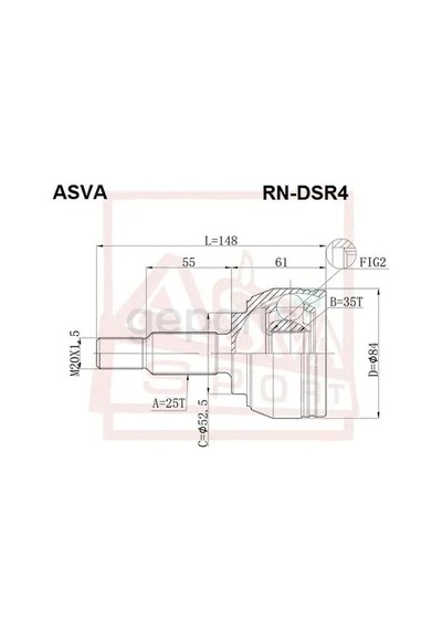 Aks Komple Ön Sağ Dacıa Duster 2018