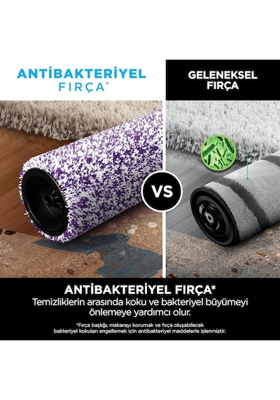 Hydrovac Pro Islak&kuru Şarjlı Silme Ve Süpürme Makinesi Wd210eu Kuru Ve Islak Temizleme, Vakumlama, Sulama Ve Kendi Kendine Temizlenebilir, Sert Zeminler İçin Antimikrobiyal Fırça