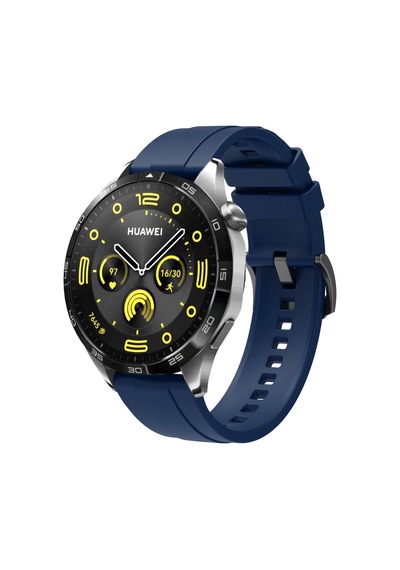 Huawei Gt4 22mm Uyumlu Nvth- Krd-95 Silikon Kordon-lacivert