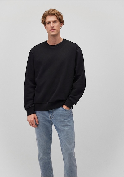 Mavi - Bisiklet Yaka Siyah Basic Sweatshirt 0s10276-900 Siyah