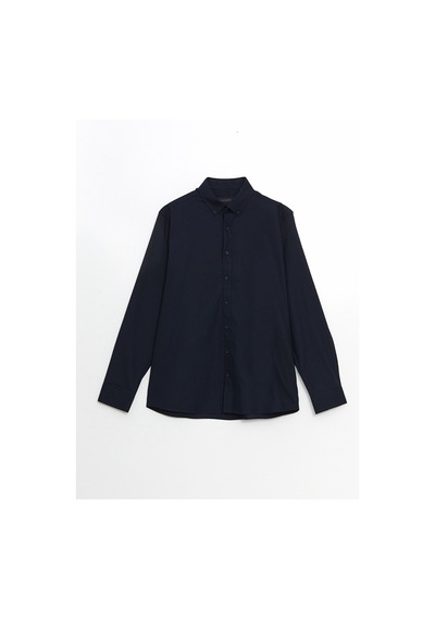 Lcw Vision Lacivert Slim Fit Uzun Kollu Oxford Erkek Gömlek