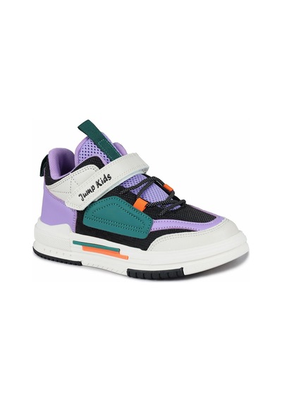 Jump 31093 Çocuk Sneaker Spor Ayakkabı Siyah - Mor