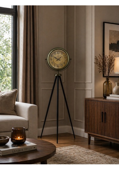 Antique Heritage Eskitme Tripod Ayaklı Saat