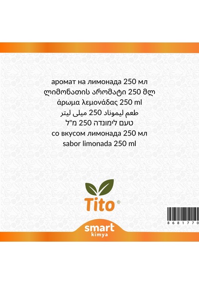 Limonata Aroması 250 Ml