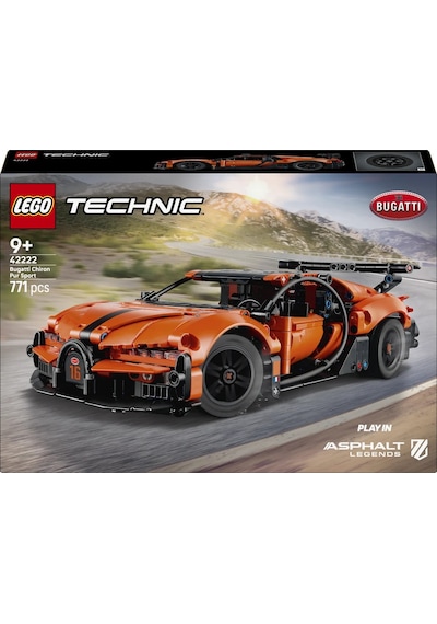 LEGO®  Technic™ Bugatti Chiron Pur Sport Hiper Araba 42222 – 9 Yaş ve Üzeri Çocuklar için Yaratıcı Oyuncak Yapım Seti (771 Parça)