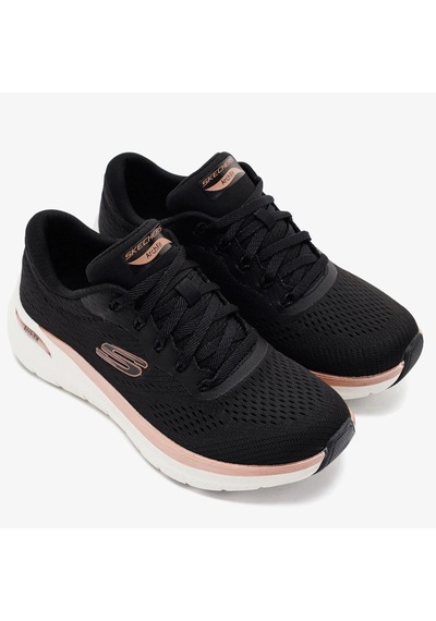 Skechers Arch Fit 2.0 Glow The Distance Womens Sneaker Kadın Günlük Spor Ayakkabı Siyah Beyaz Skechers Arch Fit 2.0 Glow The Distance Womens Sneaker Kadın Günlük Spor Ayakkabı Siyah Beyaz