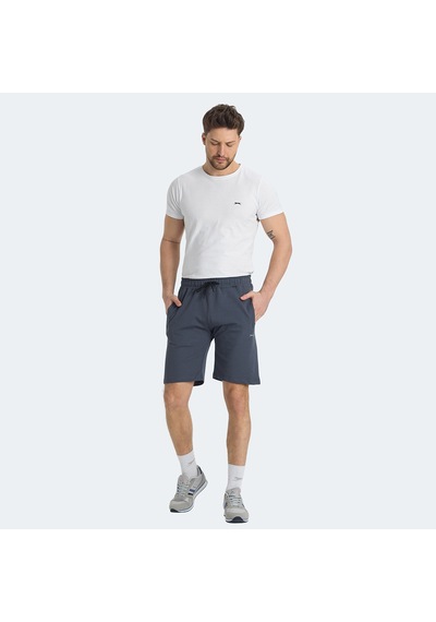 Slazenger KETUT IN Erkek Cepli Fıtness Koyu Gri Şort