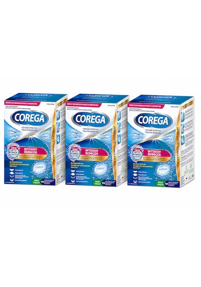 Corega Diş Protez Ağız Temizleme Tableti 108'li Nane Ferahlığı X3 Adet 324 Tablet