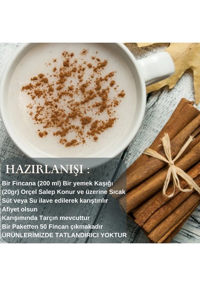 Orçel Muzlu Süt + Sıcak Çikolata + Salep 3 x 1 KG