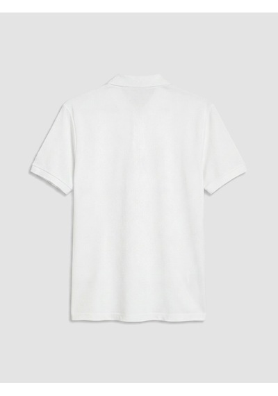 Lcwaıkıkı Classic Beyaz Polo Yaka Türkiye Baskılı Erkek Tişört