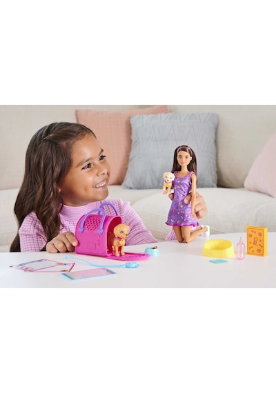 Barbie ve Köpekçikleri Oyun Seti HKD86