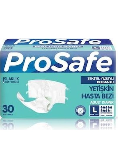 Prosafe Yetişkin Hasta Bezi L 2 x 30'Lu