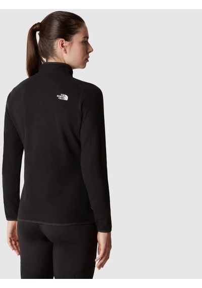 The North Face W 100 Glacier 1/4 Zip - Eu Kadın Polar Nf0a855mjk31-x Siyah