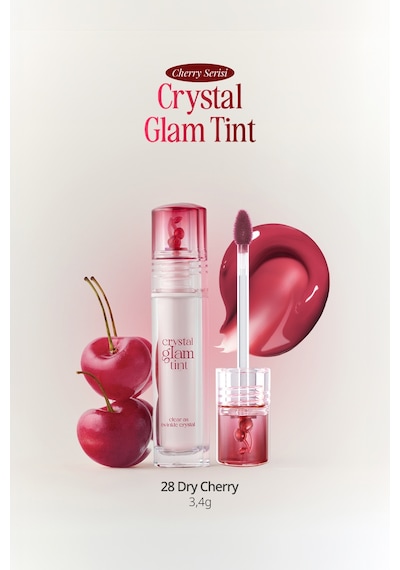 Clıo Crystal Glam Tint Clıo Crystal Glam Tint 28 Dry Cherry
